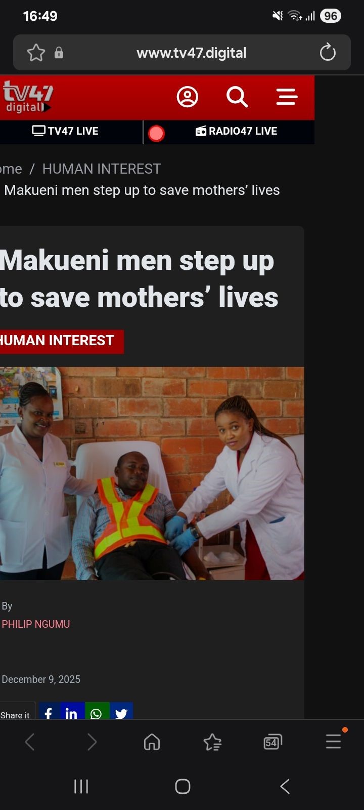 MOTIVATING COMMUNITY BLOOD DRIVES TO FIGHT POSTPARTUM HEMORRHAGE IN MAKUENI COUNTY