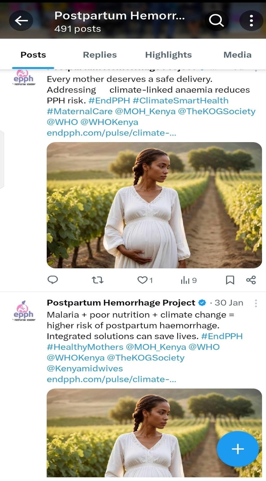LEVERAGING SOCIAL MEDIA TO ENHANCE PUBLIC AWARENESS ON POSTPARTUM HEMORRHAGE
