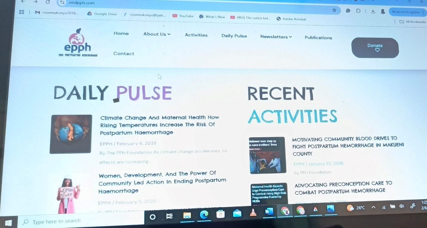 ENHANCING POSTPARTUM HEMORRHAGE AWARENESS: REBRANDING THE WEBSITE FOR FASTER KNOWLEDGE ACCESS